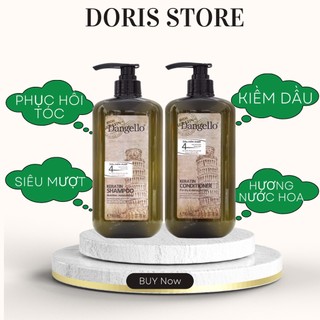DẦU GỘI XẢ DANGELLO KERATIN 800ML KIỀM DẦU DƯỠNG ẨM SIÊU MỀM MƯỢT HƯƠNG NƯỚC HOA HÀNG CHÍNH HÃNG