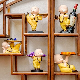 Tượng chú tiểu decor, tượng trang trí