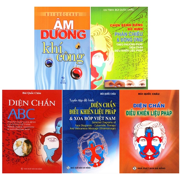 Sách - Combo Âm Dương Khí Công + Chữa Bệnh Bằng Đồ Hình + Diện Chẩn ABC + Tuyển Tập Đồ Hình + Diện Chẩn Điều Khiển
