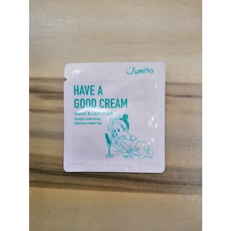 Kem dưỡng Jumiso HAVE A GOOD CREAM SNAIL & CENTELLA 1ml