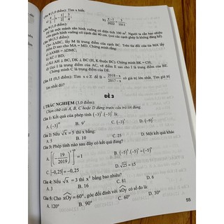 Sách - Đề kiểm tra Toán 7