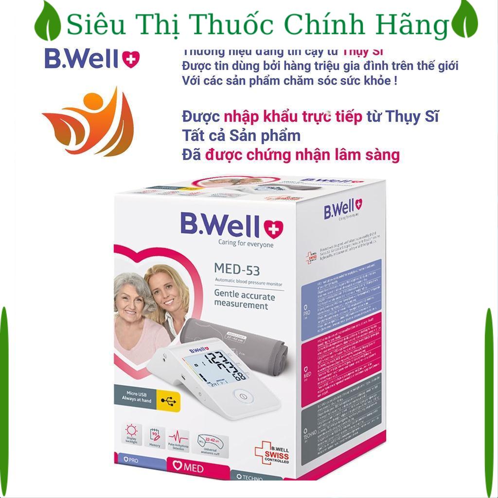 Máy đo huyết áp bắp tay điện tử tự động b.well med 53 - bwell h