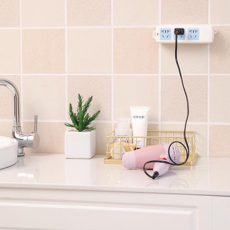 Giá Đỡ Ổ Cắm Điện Gắn Tường Tự Dính Không Để Lại Dấu Vết