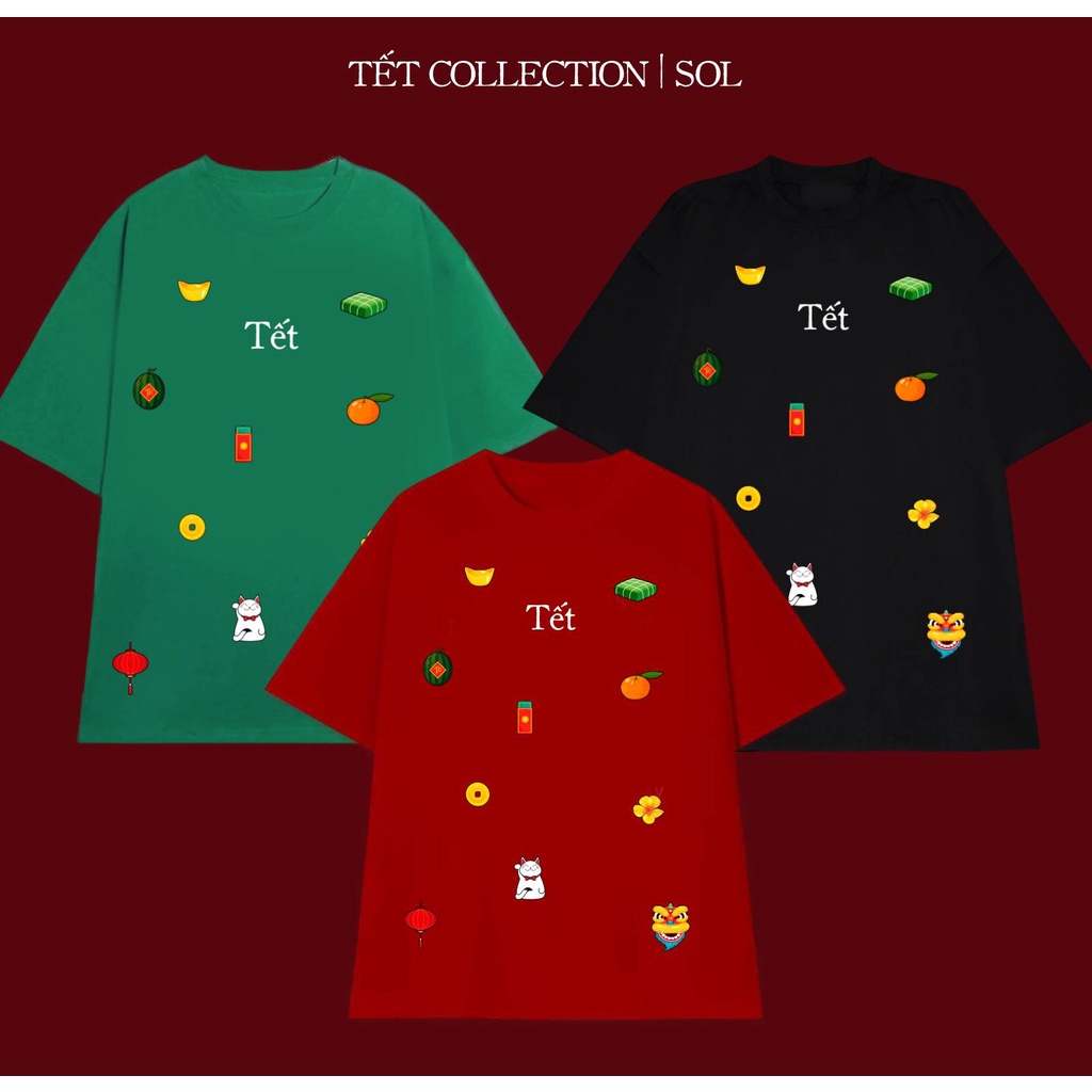 Áo thun Tết 2023 form unisex