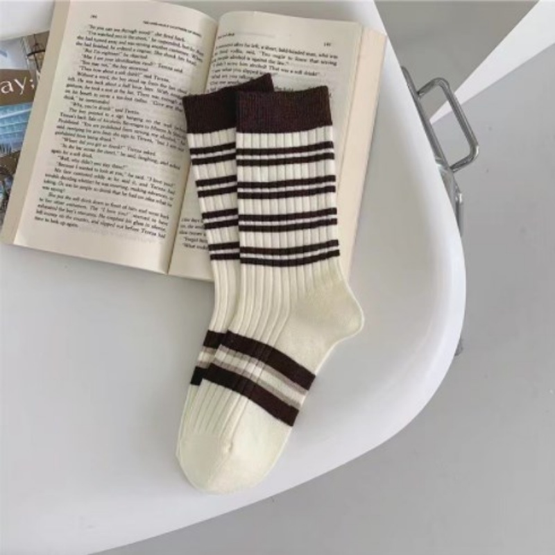 Vớ Cotton Cổ Cao Thời Trang Cho Nữ