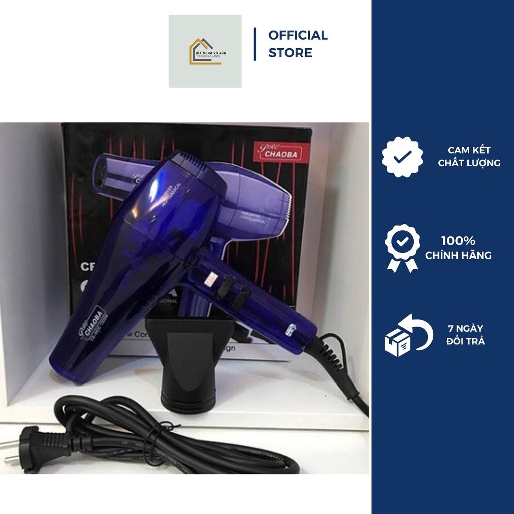 Máy sấy tóc CHAOBA 3000W 6600 , MÁY sấy tóc công suất lớn 2 chiều nóng lạnh tạo kiểu tóc cho salon tặng đầu thổi