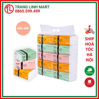 Combo 10 gói Giấy Rút Gấu Trúc MyLan 3 Lớp 300 Tờ