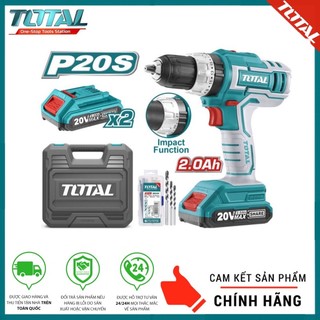 Total máy khoan búa dùng pin 20v tidli20031