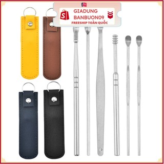 Bộ dụng cụ lấy ráy tai chuyên nghiệp cao cấp bằng thép không rỉ