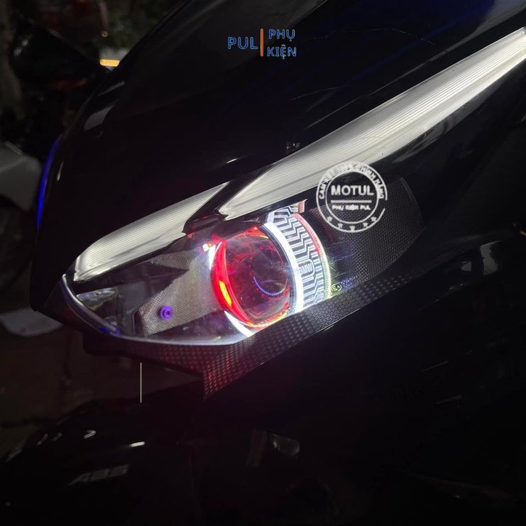 Đèn bi cầu titan Exciter 150 135 MA RACING M10 V4 bi cầu Winner Winner X Wave lắp sẵn