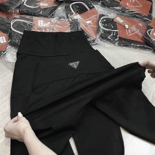quần legging cạp cao  gen bụng siêu co dãn chất umi cao cấp
