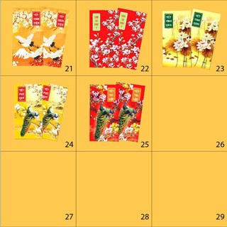 Xấp 10 bao lixi tết