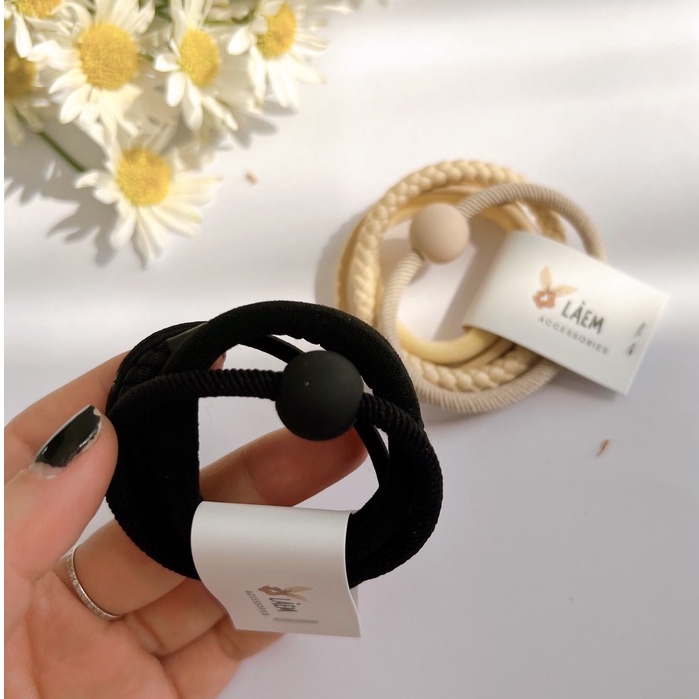 Combo Dây Buộc Tóc Đính Hạt T03 LAEM