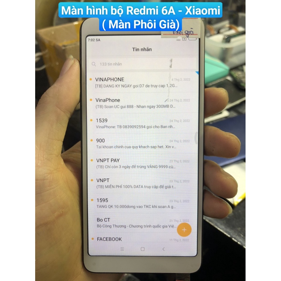 Màn hình bộ Redmi 6A-Xiaomi  trắng