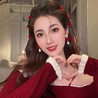 Kẹp Tóc Nhung Mini Dễ Thương