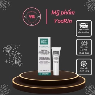 Kem chống nắng martiderm the originals proteos screen spf50+ fluid cream mini 2ml - kem chống nắng phổ rộng