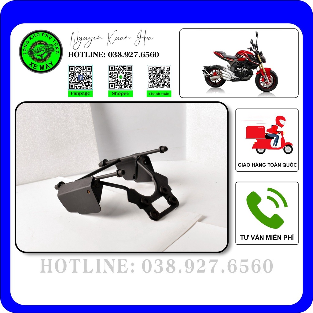 Giá bắt đầu đèn pha Mv Augusta 110/ U1 Augusta/ (Hàng zin theo xe, bắt kèm cả đồng hồ điện tử)