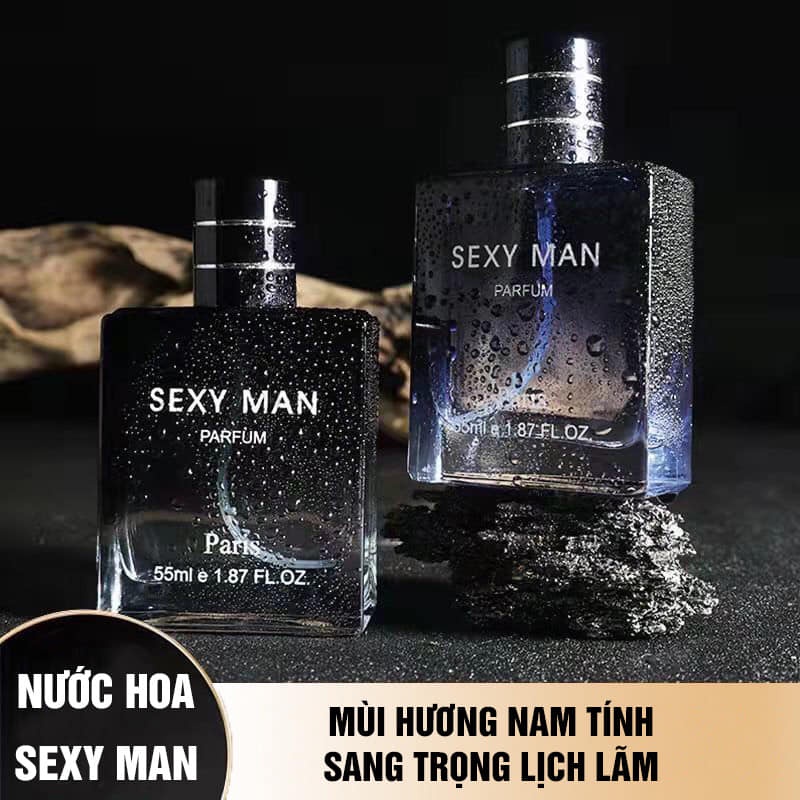 Nước Hoa Nam Mini Sexy Man, Nước Hoa Nam Thơm Lâu Phong Cách Sexy Nam Tính