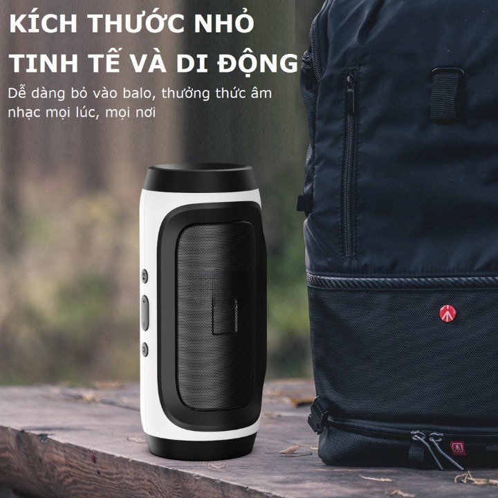 Loa Bluetooth Charge 5 mini bass mạnh nghe nhạc không dây kết nối cắm Usb thẻ nhớ giá rẻ- LC DESIGN