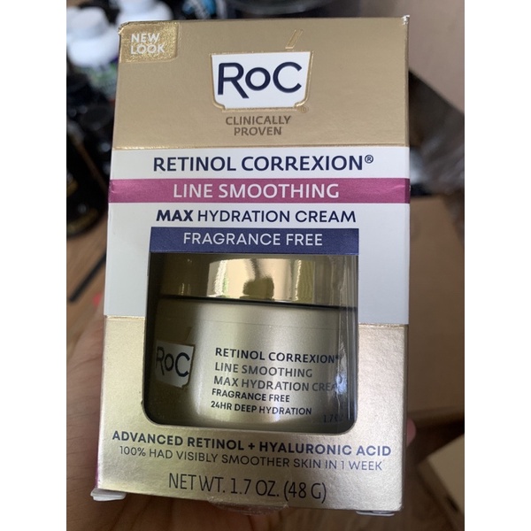 Kem Dưỡng RoC Retinol Correxion Line Smoothing Max Hydration Cream