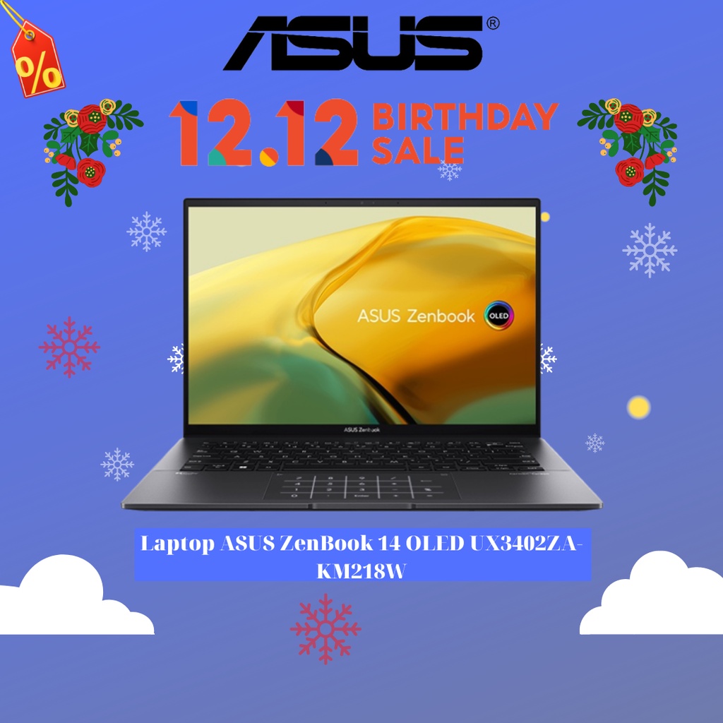 Laptop ASUS ZenBook 14 OLED UX3402ZA-KM218W i5-1240P | 8GB | 512GB || 14' 2.8K OLED