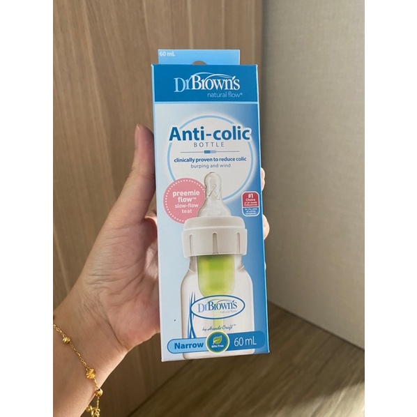 Bình sữa Dr.Brown's 60ml dành cho trẻ sinh non và bú yếu💦𝗖𝗵𝗶́𝗻𝗵 𝗵𝗮̃𝗻𝗴💦sản phẩm đáng tin cậy nhất để hỗ trợ bé