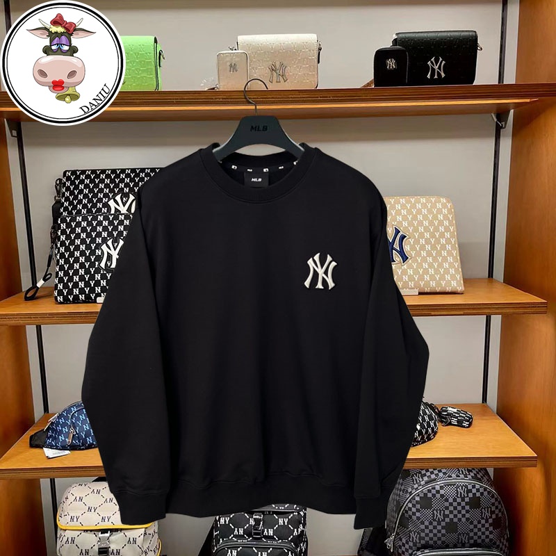 Mlb Áo Sweater Chui Đầu 3AMTI01 Họa Tiết Hoa Thời Trang Cho Nam Và Nữ