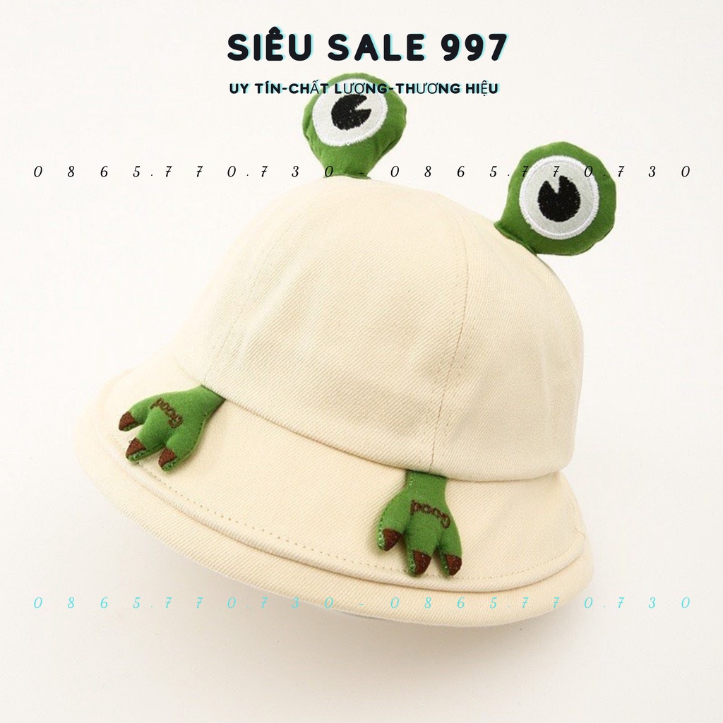 NÓN VÀNH ẾCH QC KAKI DÀY DẶN CÓ DÂY ĐIỀU CHỈNH HÀNG LOẠI 1