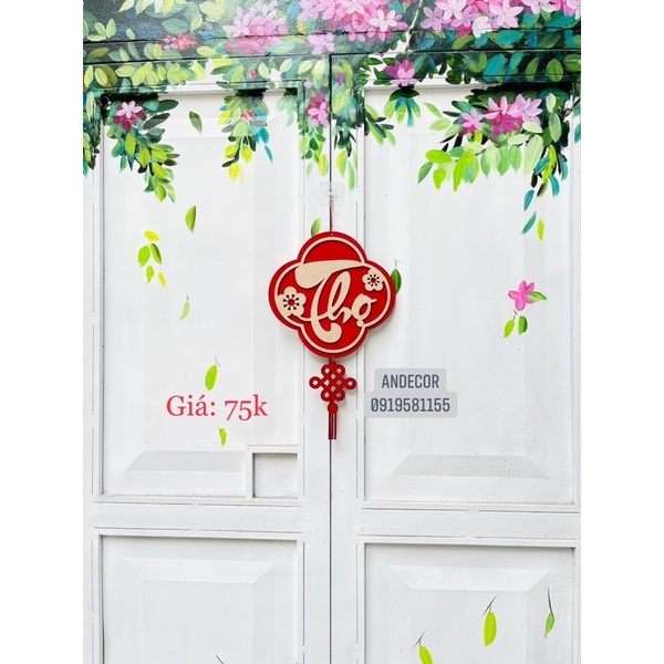 Liễng gỗ trang trí Tết