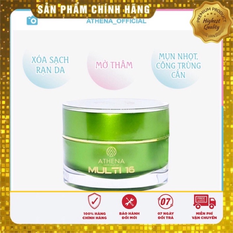 Kem rạn da Multi16 xóa sạch rạn da sau sinh và rạn da do tăng cân hiệu quả (Hũ 30 gram)