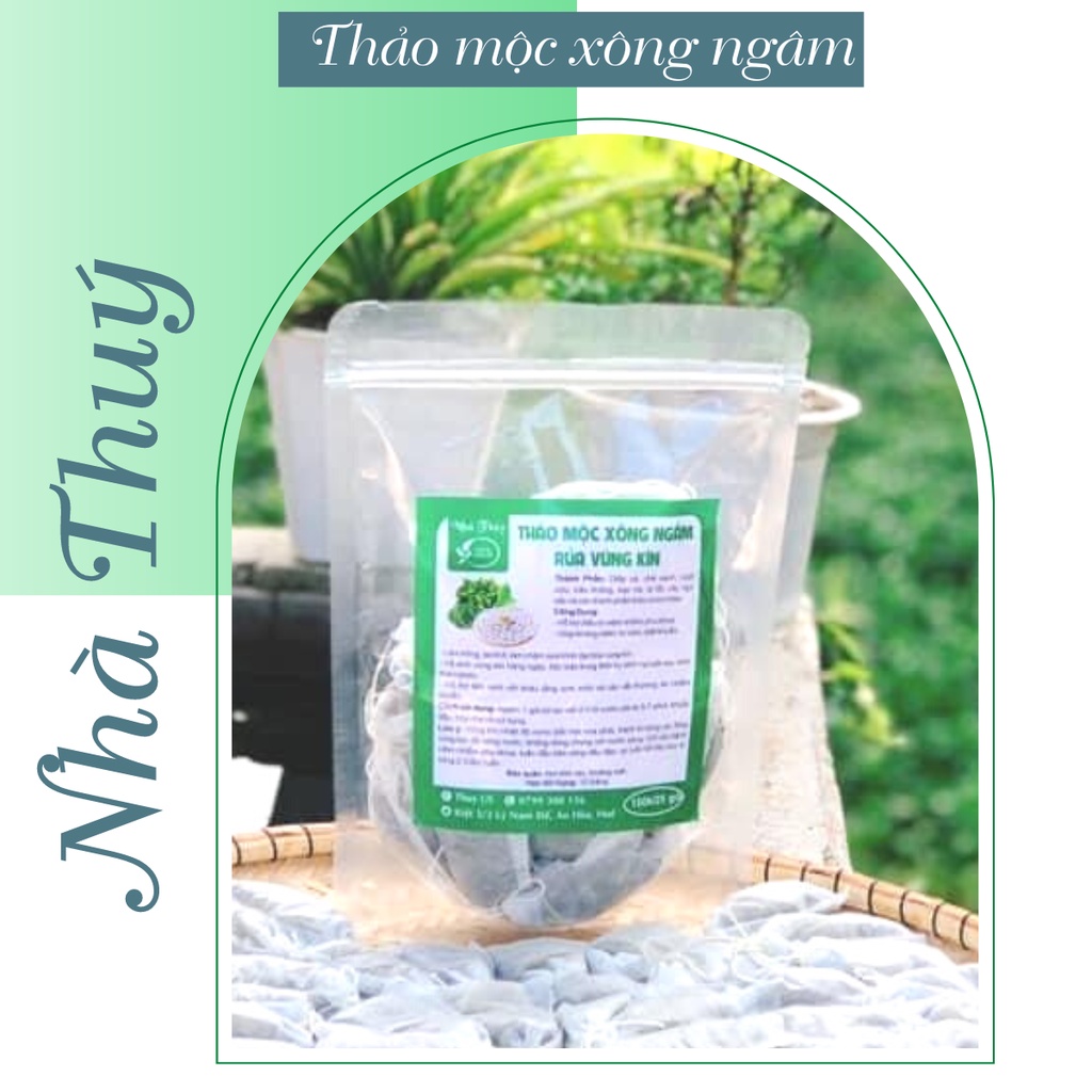 Túi Lọc Xông Ngâm Vùng Kín Nhà Thúy Thành Phần Thảo Dược Hỗ Trợ Sức Khỏe Vùng Kín Cho Chị Em Phụ Nữ 