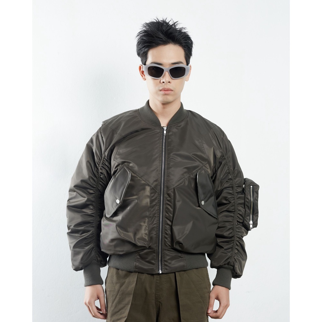Áo bomber nam Snazzy lót bông dày dặn form thoải mái Snazzy BOMBER V-END