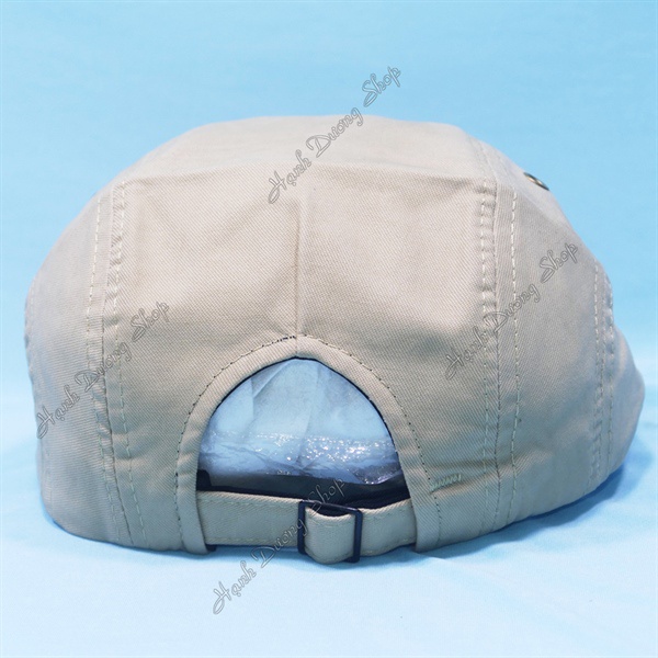 Mũ beret nam trơn không thêu có khóa tăng giảm size, mũ jacket trung niên, nón mỏ vịt không logo cho người lớn