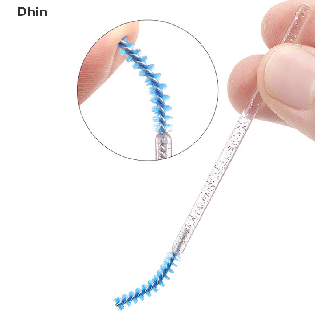 Set 50 Cọ Chuốt Lông Mi / Lông Mày Tay Cầm Pha Lê Tiện Lợi