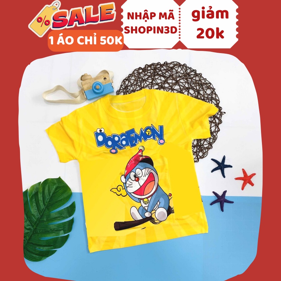 Áo thun 3D Doremon