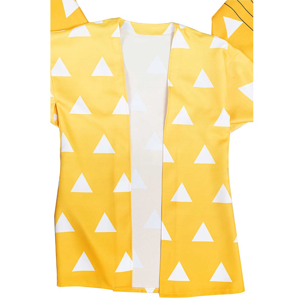 Áo Khoác kimono Hóa Trang Nhân Vật kimetsu no yaiba agatsu zenitsu