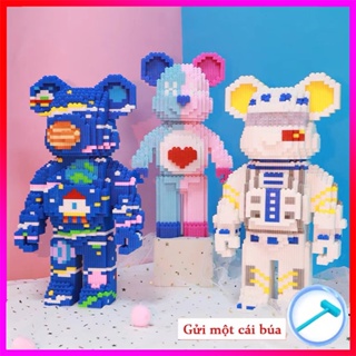 COD 34CM 2500PCS TikTok mô hình lắp ráp gấu bearbrich đồ chơi giáo dục cho