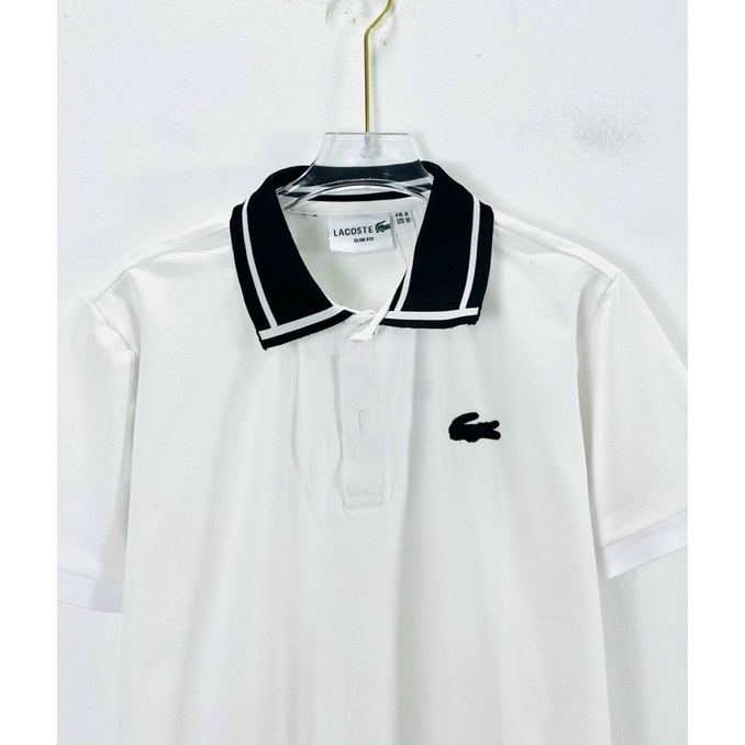 Áo có cổ lacoste phối cổ đen form unisex hàng VNXK