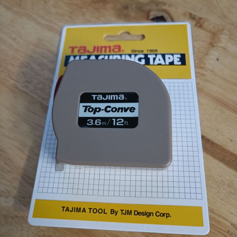 Thước cuộn cao cấp 3.6m Tajima 2 hệ inh và hệ mét