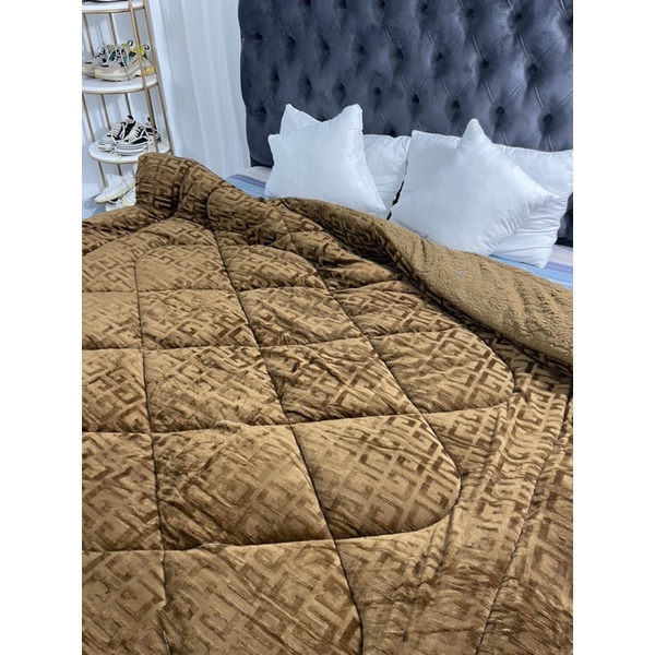 Chăn Lông Cừu Chữ Vạn Đại Hàn, hàng chuẩn loại 1