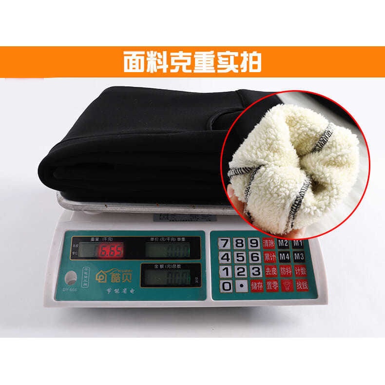 Quần Legging Cotton Lót Lông Cừu Dày Dặn Lưng Cao Giữ Ấm Mùa Đông Cho Nữ