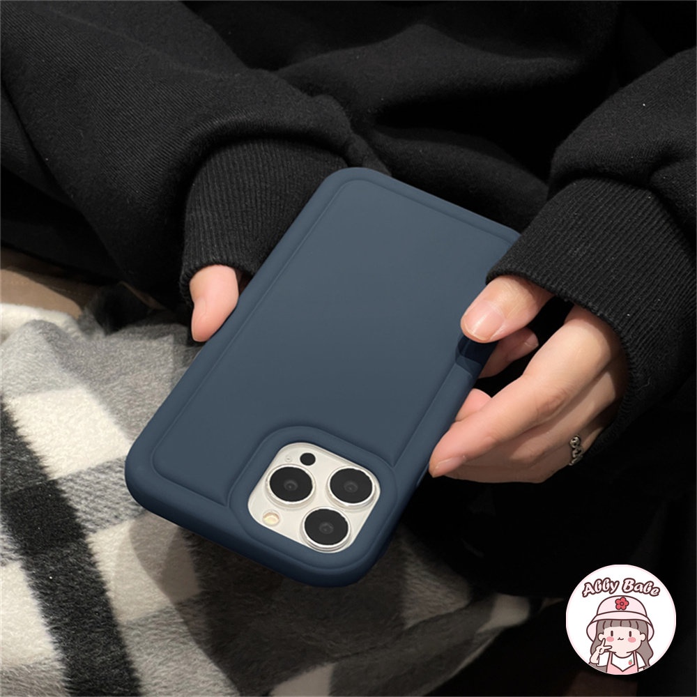 Ốp Điện Thoại Silicon TPU Mềm Nhám Màu Đen Đơn Giản Chống Va Đập Cho IPhone 14 Pro Max 11 7Plus 13 12 11 Pro Max X XS XR