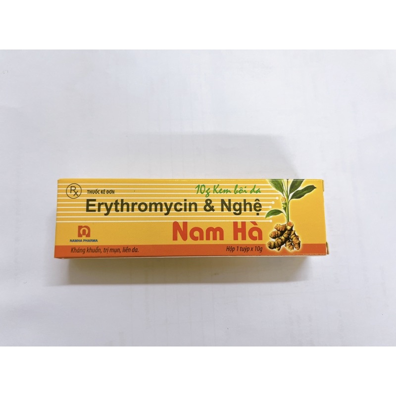 ✅ Kem bôi ngoài da Ery Nghệ Nam Hà 10g- ngừa mụn, liền da.