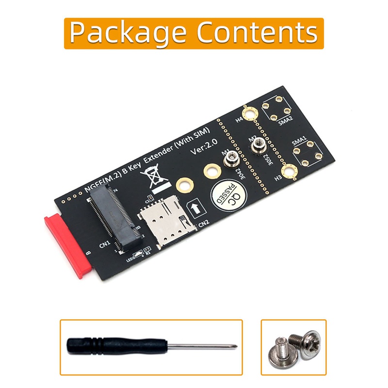 Đầu Nối SIM M.2  Cho Thẻ SIM 3G / 4G / 5G Và Thẻ SIM 3042 / 3052 Type M.2