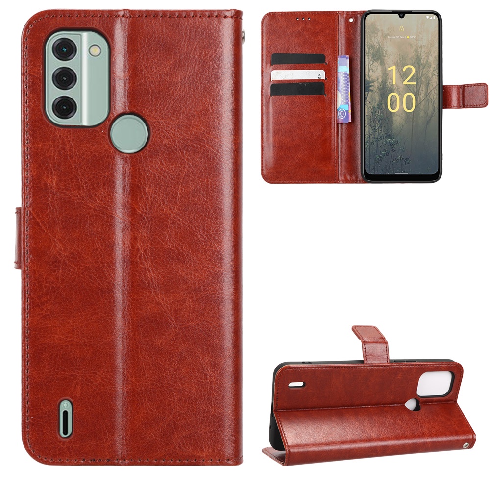 Ốp Điện Thoại Da PU Kiểu Ví Đế Lật Có Đế Cho Nokia C31 Nokia C31 C 31