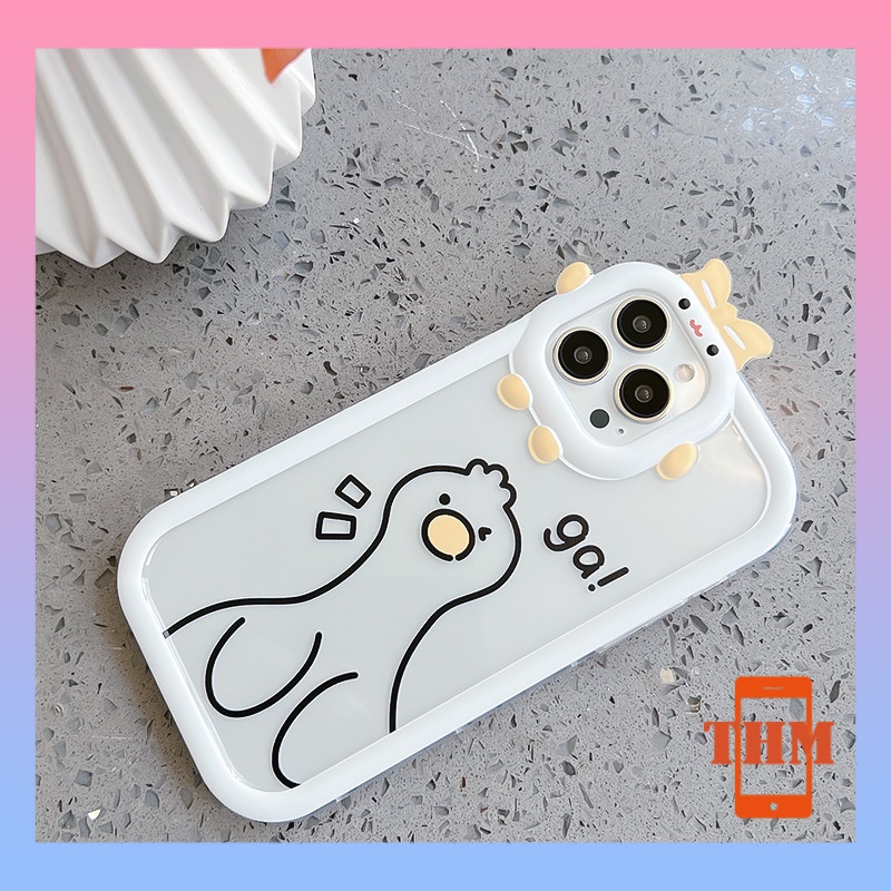 Ốp lưng iphone Vịt con hình quái vật nhỏ Cho Iphone 6 / 6S / 6splus / se / 7 / 7plus / 8 / 8plus / X / xs / xsmax / 11 / 12 / 13 / 14 / plus / pro / pro max-6006