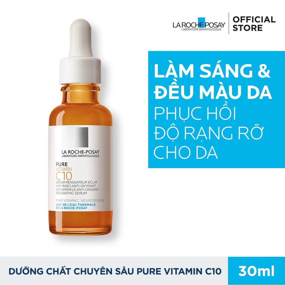 Tinh chất serum sáng da chống nhăn mờ thâm vitamin C La roche posay C10