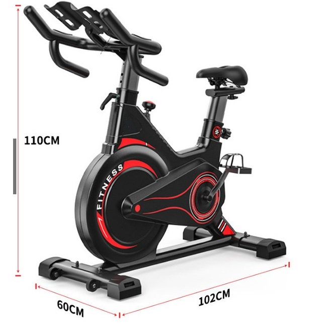 Xe đạp tập thể dục tại nhà Happy Gam Fitness 2022 , bánh đà kháng từ, có đo nhịp tim.