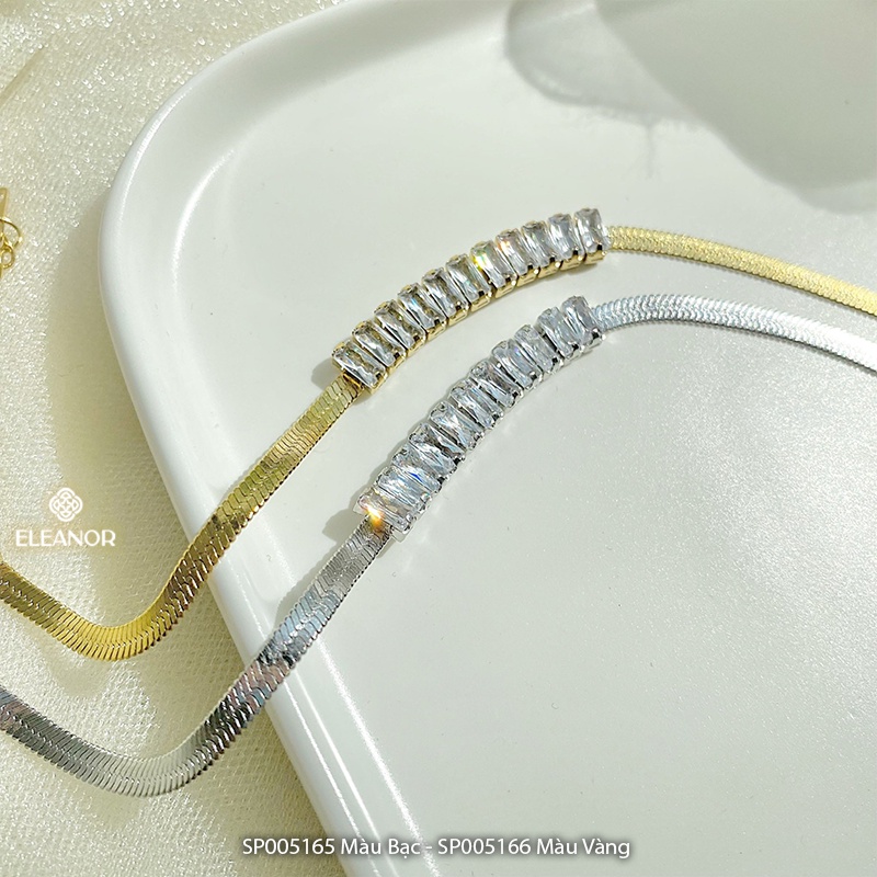 Lắc tay nữ Eleanor Accessories thiết kế đính đá độc đáo phụ kiện trang sức sang trọng cá tính