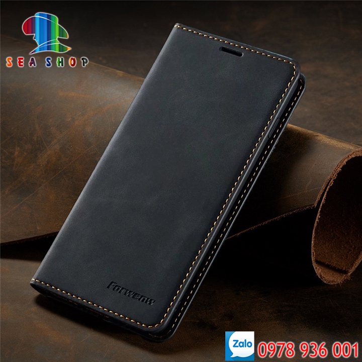 Bao da iPhone 6 Plus, 6s Plus Cao cấp - Thiết kế dạng ví sang trọng -Phong cách Da lộn - Có ngăn cài thẻ - tiên mặt